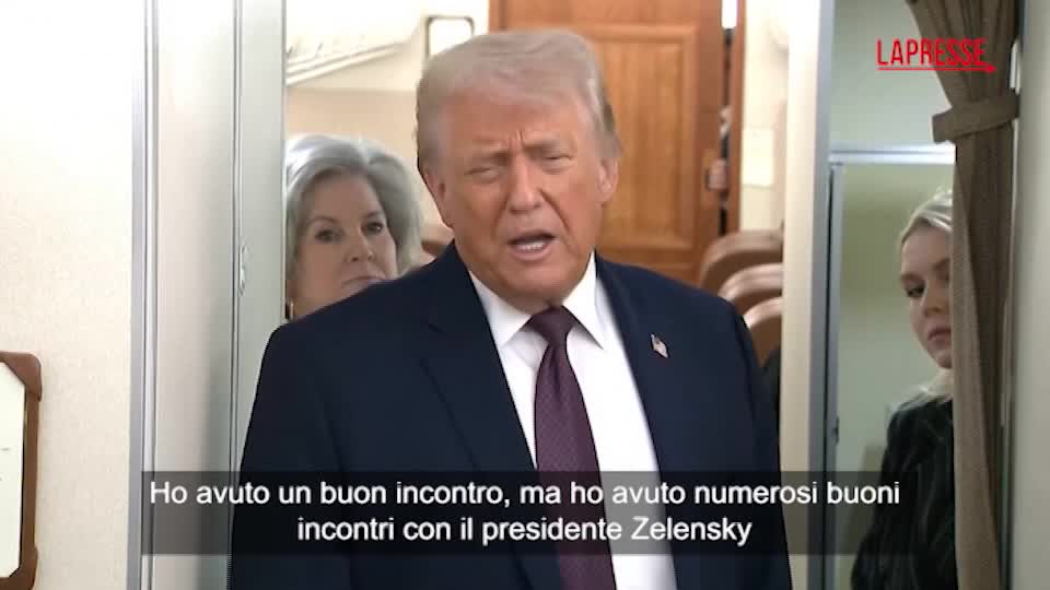 Ucraina, Trump: "Con Zelensky ho avuto numerosi buoni incontri" Ucraina, Trump: "Con Zelensky ho avuto numerosi buoni incontri"