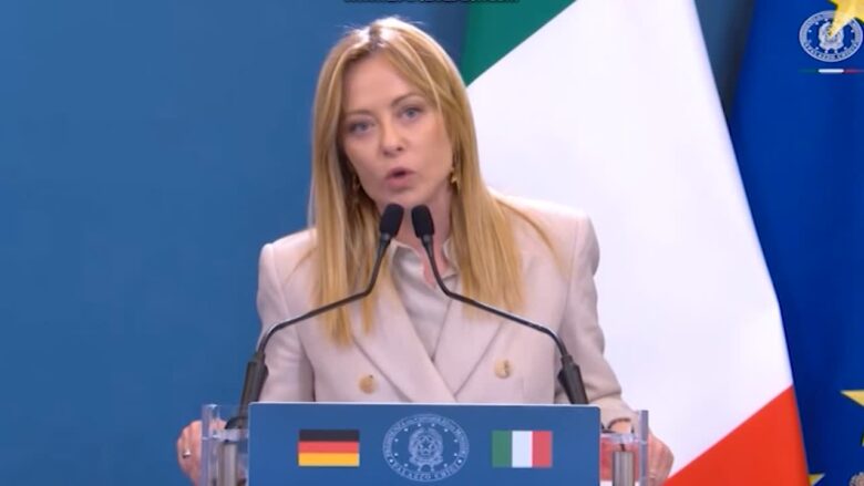 Meloni: "Salute Trump? Non mi pare un modo serio di affrontare la politica internazionale"