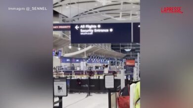 Usa, auto entra in aeroporto e si schianta al check-in