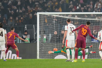Roma-Milan 1-1: Gasp ferma i rossoneri, l’Inter è ora a +5