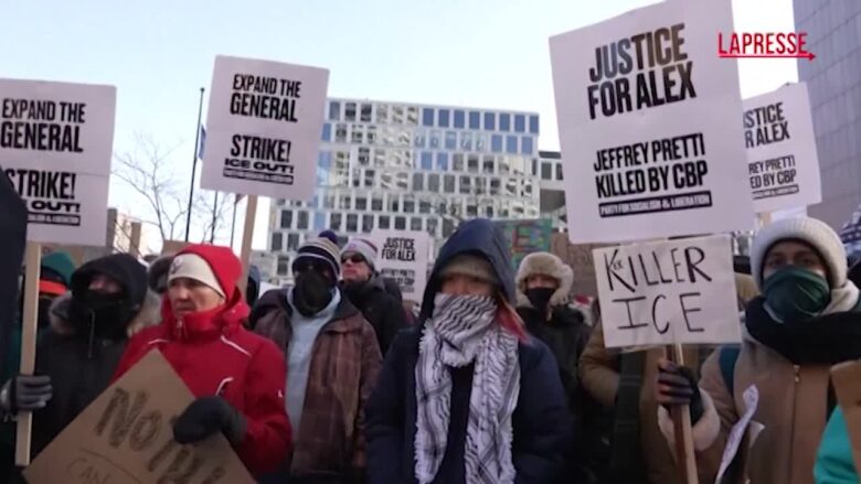 Minneapolis, nuove proteste per l'omicidio di Alex Pretti