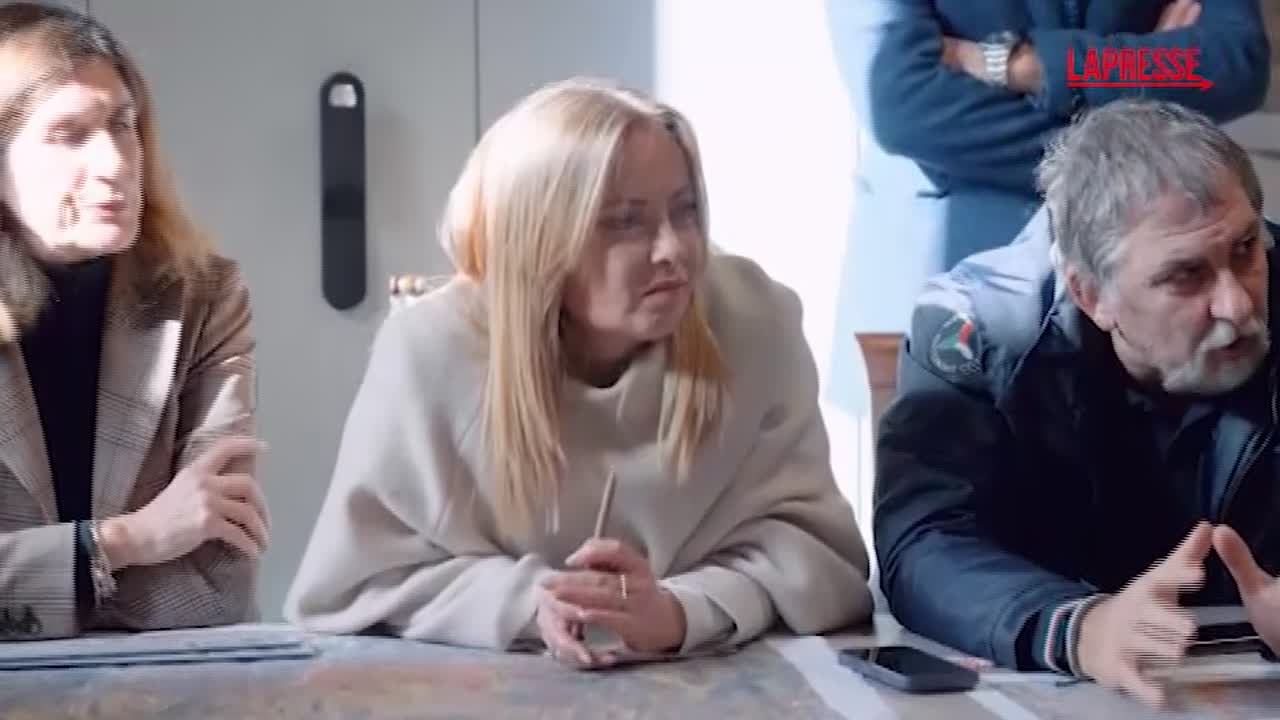 Maltempo, Meloni a Niscemi: per premier sopralluogo in zone colpite