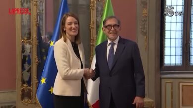 La Russa riceve la presidente Parlamento europeo Metsola