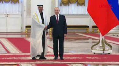 Russia, Putin accoglie il leader emiratino Mohammed bin Zayed a Mosca