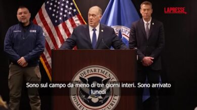 Homan: "Resto a Minneapolis finché problema non sarà risolto"