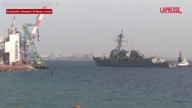 Medio Oriente, cacciatorpediniere della Marina Usa attracca a porto israeliano sul Mar Rosso