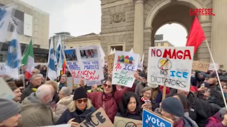 Olimpiadi 2026, in centinaia in piazza a Milano contro arrivo agenti federali Ice