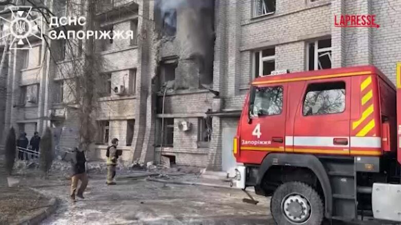 Ucraina, le conseguenze dell'attacco russo all'ospedale ostetrico di Zaporizhzhia