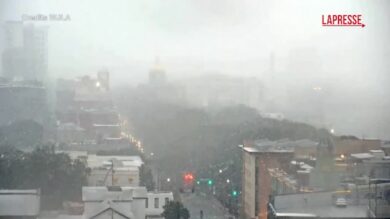 Usa, pesanti nevicate sulla città di Savannah in Georgia