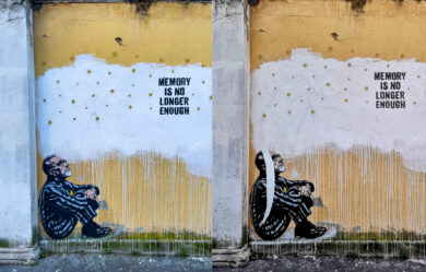 Milano, vandalizzato il murale di Primo Levi. L’artista: “Atto di violenza simbolica”