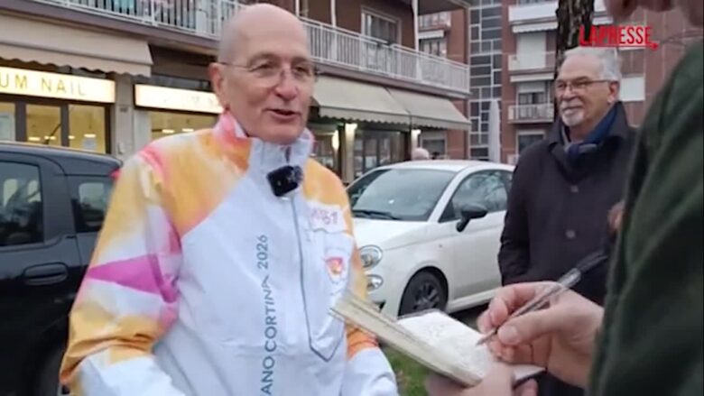 Olimpiadi 2026, Nando Pagnoncelli tedoforo a Bergamo