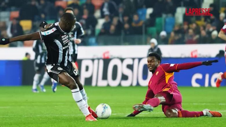 Serie A: Roma ko a Udine, giallorossi restano quinti in classifica