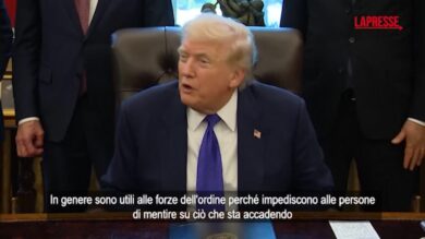 Usa, Trump: "Bodycam su agenti a Minneapolis? Decisione di Noem, a me va bene"