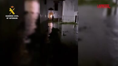 Spagna, la tempesta Leonardo colpisce l'Andalusia: il salvataggio di una famiglia a Cadice