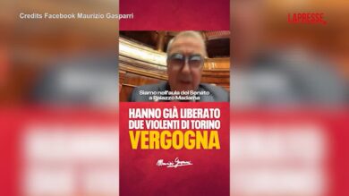 Askatasuna, Gasparri: “Vergogna, magistratura libera i due arrestati per i fatti di Torino”