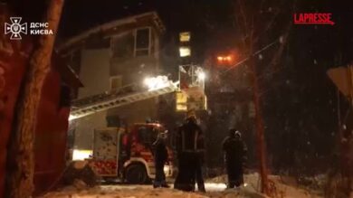 Ucraina, attacco russo su Kiev: almeno un ferito