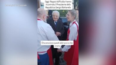 Olimpiadi 2026, Mattarella incontra a sorpresa i ragazzi di PizzAut