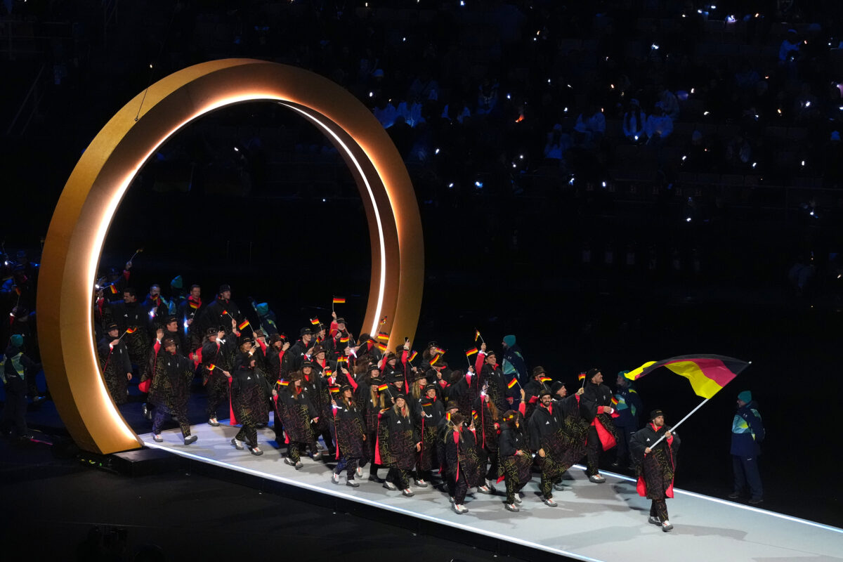 Galleria foto 'Olimpiadi 2026, la cerimonia d’apertura ‘diffusa’ – Tutte le foto' - foto 14