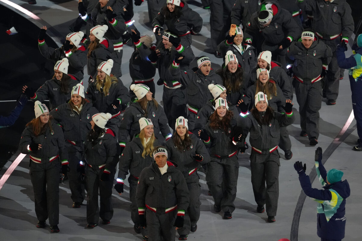 Galleria foto 'Olimpiadi 2026, la cerimonia d’apertura ‘diffusa’ – Tutte le foto' - foto 18