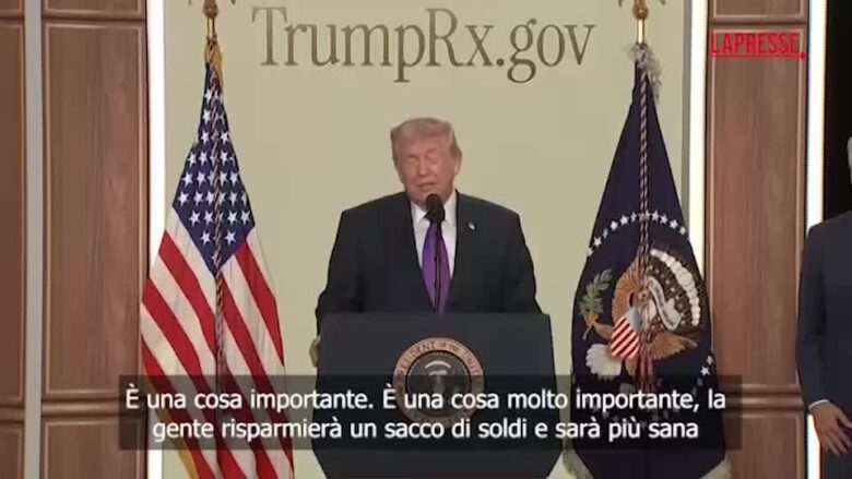 Usa, Trump lancia TrumpRx: vendita diretta di farmaci a prezzi scontati