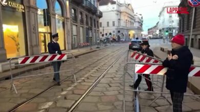 Olimpiadi 2026, a Milano turisti e residenti ingabbiati tra le vie chiuse dalle transenne