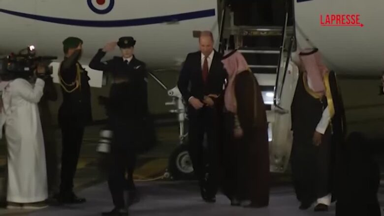 Arabia Saudita, l'arrivo del principe William