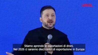 Ucraina, Zelensky annuncia export di droni in Europa