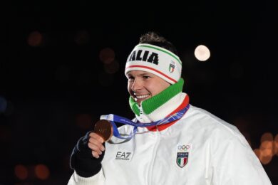 Dominik Fischnaller è bronzo nello slittino singolo maschile (Spada/LaPresse)
