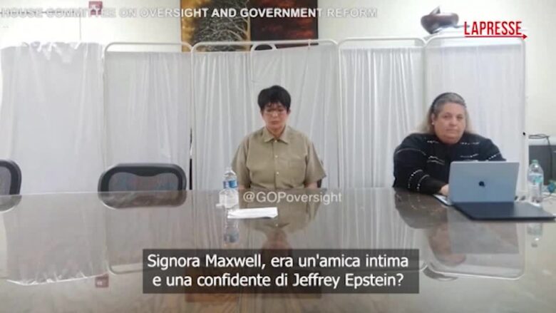 Caso Epstein, Ghislaine Maxwell in silenzio davanti al Congresso e invoca Quinto Emendamento