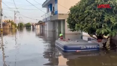 Colombia, strade come fiumi per le inondazioni nel nord del Paese