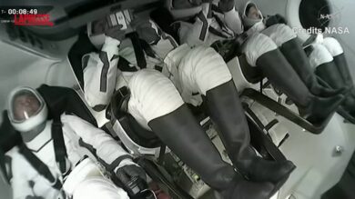 Spazio, nuovo equipaggio in viaggio verso l'ISS