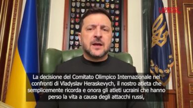 Olimpiadi 2026, Zelensky: "Onorificenza per Heraskevych"