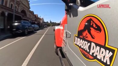 Australia, ad Adelaide una jeep a tema 'Jurassic Park'
