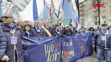 Torino, a corteo Fiom il sindaco Lo Russo: "Reindustrializzazione è priorità"