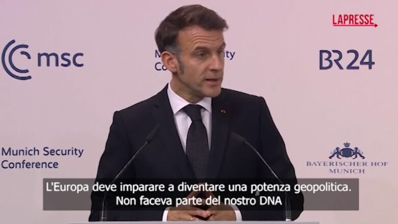 Conferenza di Monaco, Macron: "L'Europa deve diventare una potenza geopolitica"