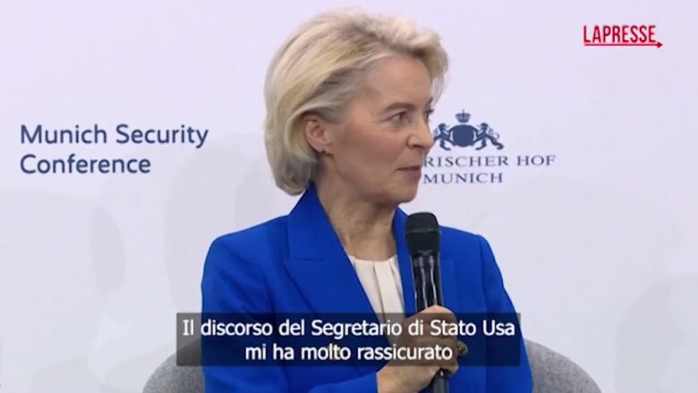 Conferenza di Monaco, Von der Leyen: "Discorso di Rubio rassicurante"