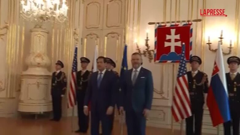 Usa: Rubio a Bratislava, l'incontro con il presidente della Slovacchia Pellegrini