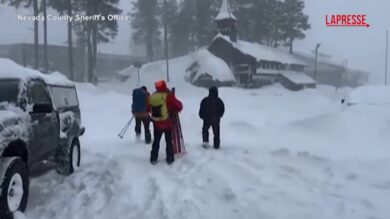 Usa, valanga nel nord della California: 10 dispersi