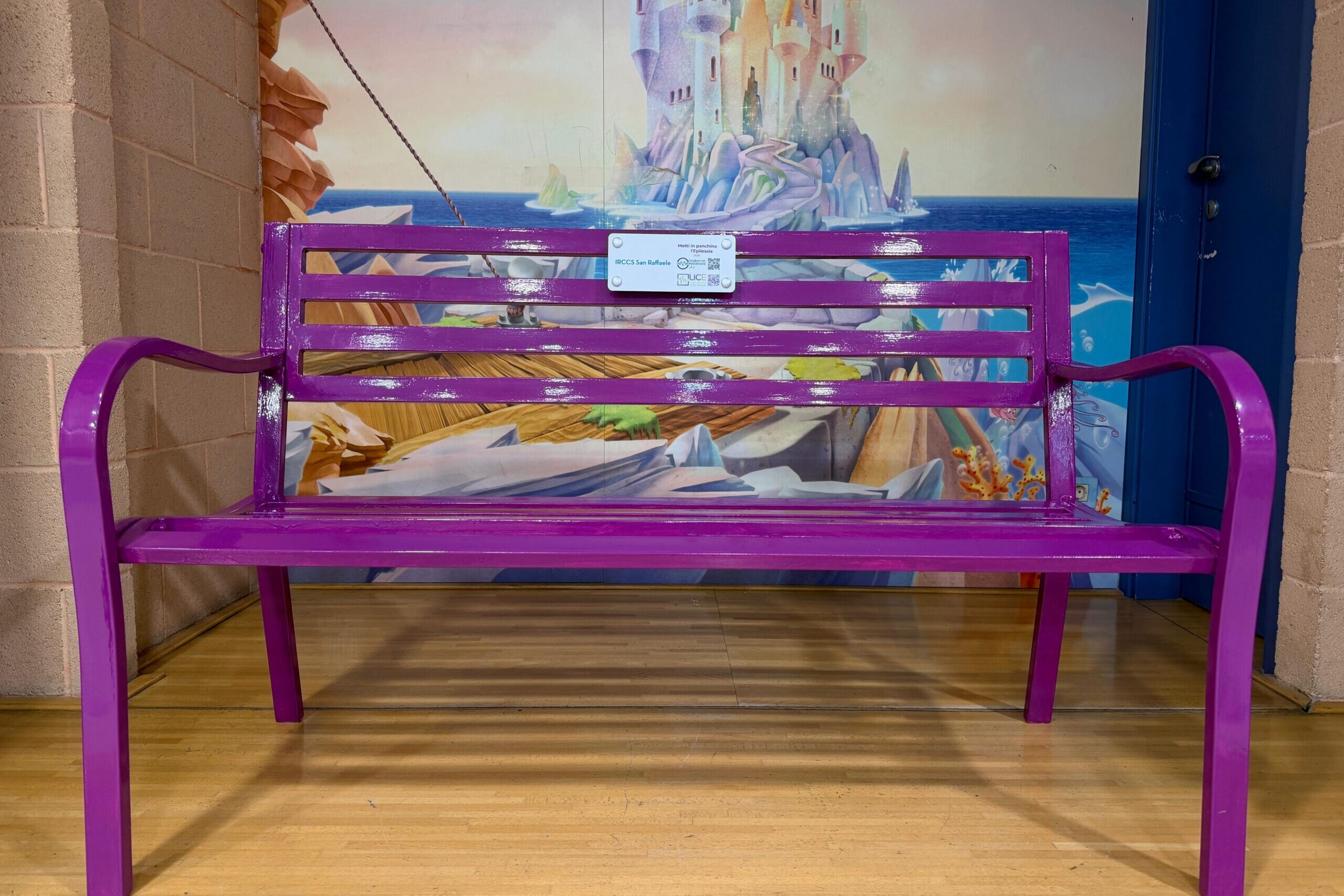 Epilessia, al San Raffaele di Roma la ‘panchina viola’ contro i pregiudizi Epilessia, al San Raffaele di Roma la ‘panchina viola’ contro i pregiudizi