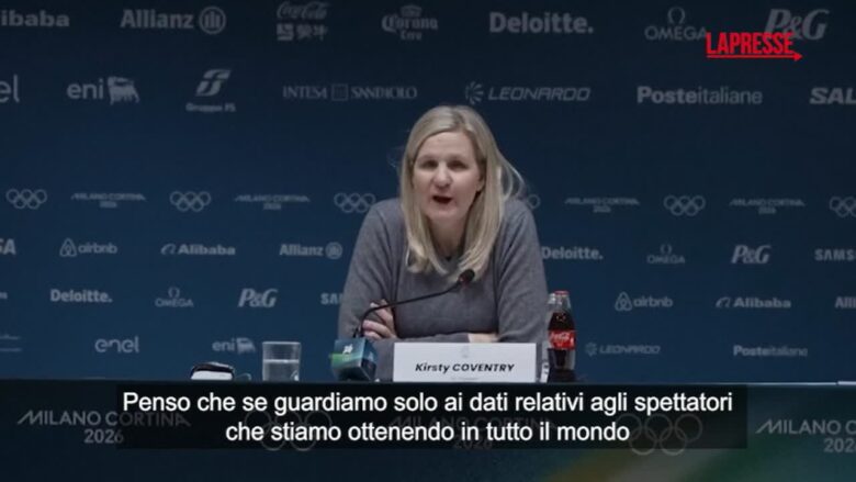 Olimpiadi 2026, Kirsty Coventry: “Giochi uniscono le persone”