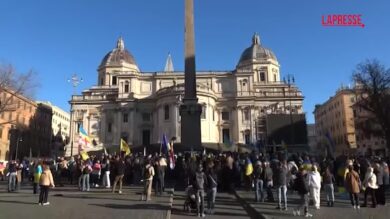 Roma, la comunità ucraina ricorda il quarto anniversario della guerra