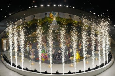 La cerimonia di chiusura delle Olimpiadi invernali di Milano-Cortina 2026 all'Arena di Verona (Foto Claudio Furlan/LaPresse)