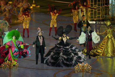 La cerimonia di chiusura delle Olimpiadi invernali di Milano-Cortina 2026 all'Arena di Verona (Foto Claudio Furlan/LaPresse)