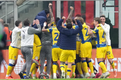 Serie A, il Milan cade 0-1 a San Siro contro il Parma: rossoneri a -10 dall’Inter