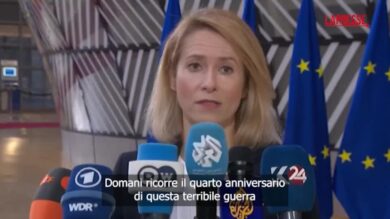 Ucraina, Kallas: "Su pacchetto sanzioni oggi non ci saranno progressi"