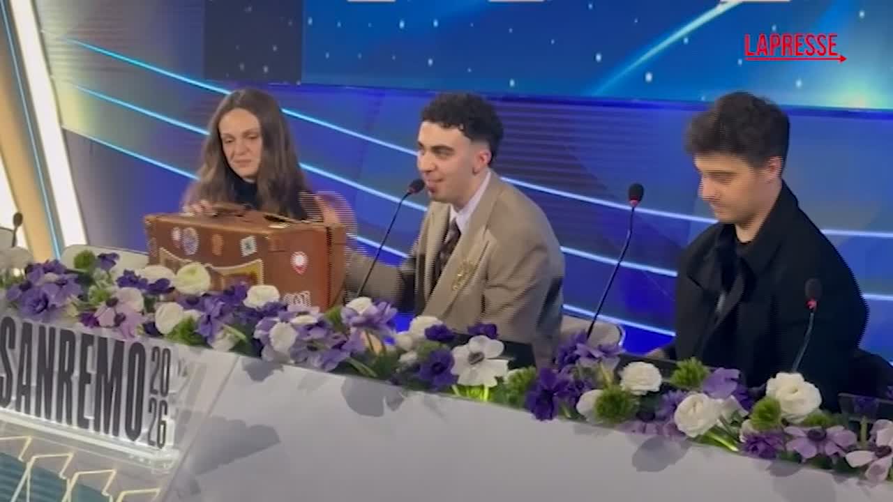 Sanremo 2026: Welo spoilera il suo nuovo singolo in sala stampa