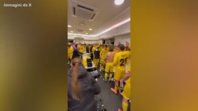 Bodo agli ottavi di Champions League, festa negli spogliatoi a San Siro dopo il successo sull’Inter