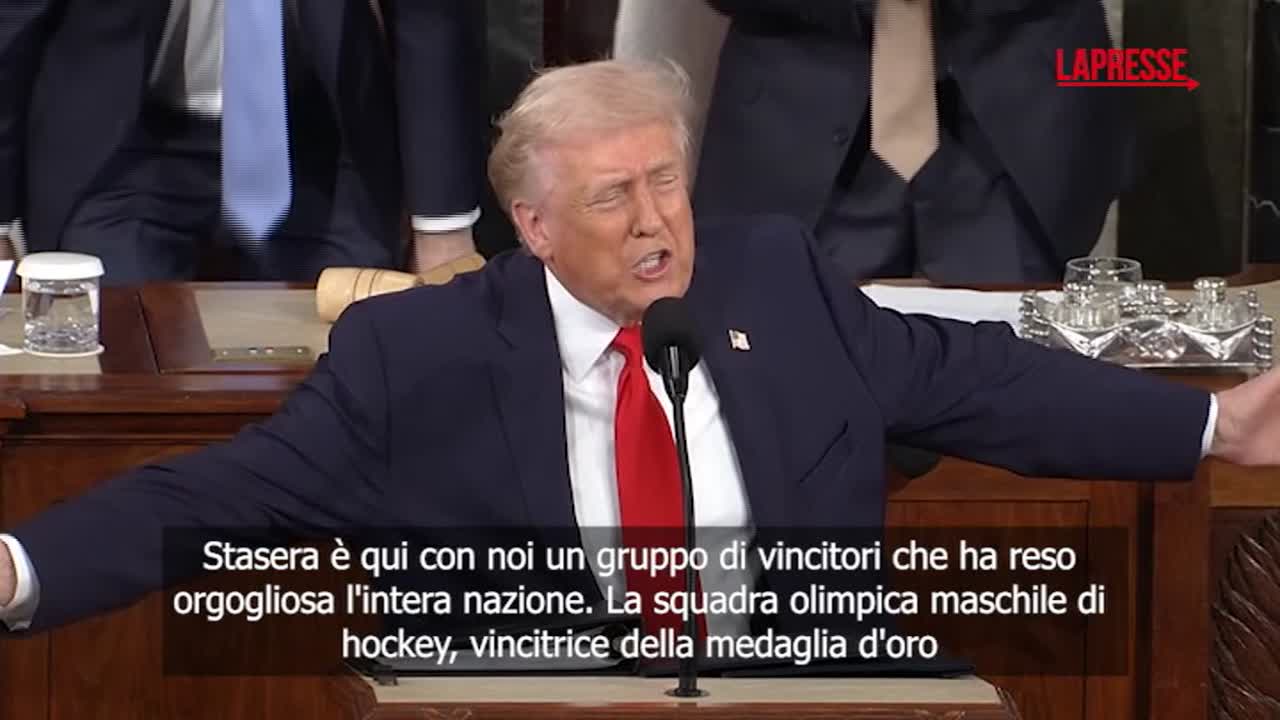 stato dell unione trump celebra la squadra maschile di hockey campione olimpica da Lapresse.it stato dell unione trump celebra la squadra maschile di hockey campione olimpica