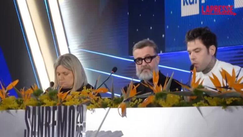 Sanremo 2026, Fedez: "Ho scritto i versi della cover pensando alla libertà, no alle mie ex"