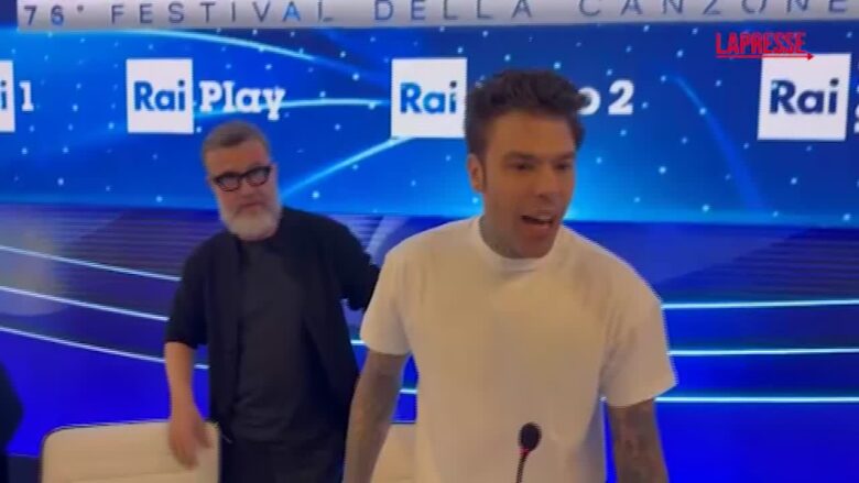 Sanremo 2026, Fedez-Masini in sala stampa: "Magari avessi tempo per i festini bilaterali"